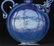 Blue glaze carving porcelain pot of Ming Dynasty YongLe - 9