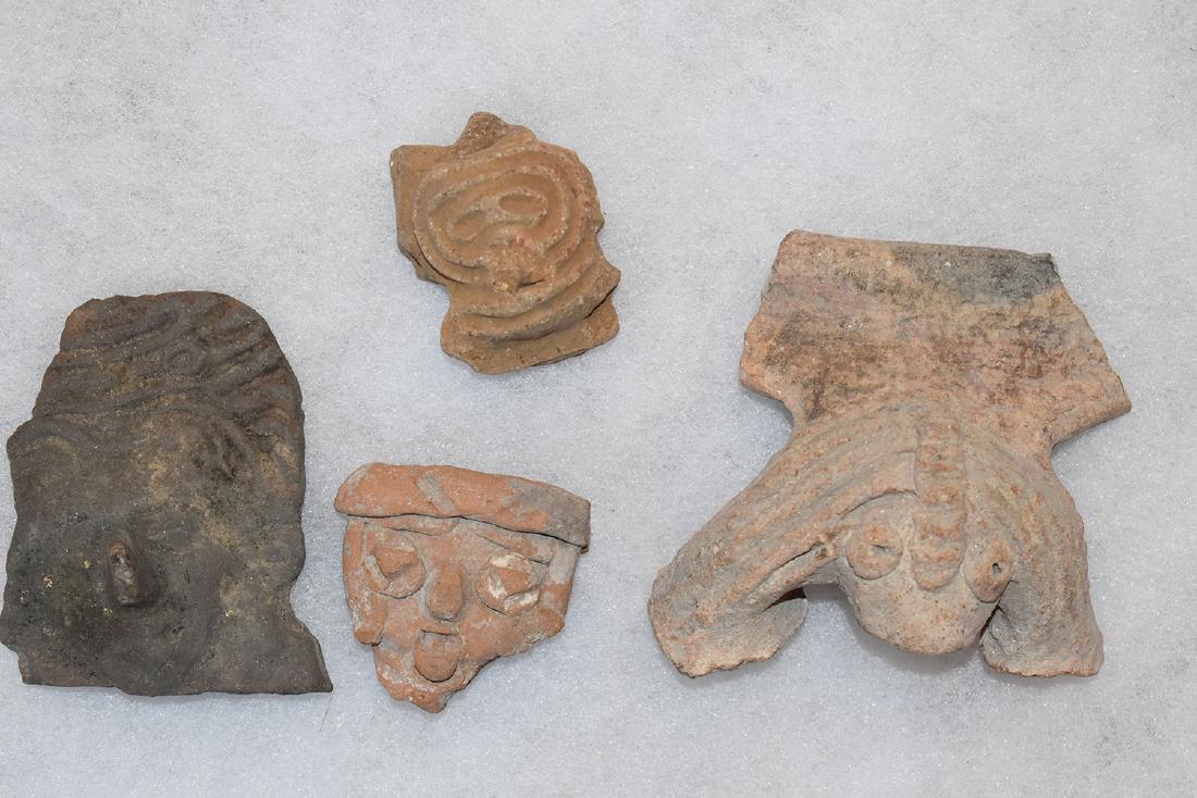 lot of 4 Central American Pottery Figures, Largest (1 of 1)