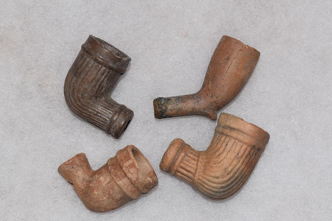 Lot of 4 early trade pipes, 1800’s (1 of 1)