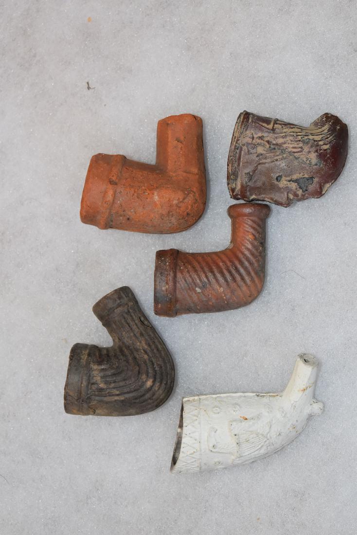 Lot of 5 early trade pipes, 1800’s (1 of 1)
