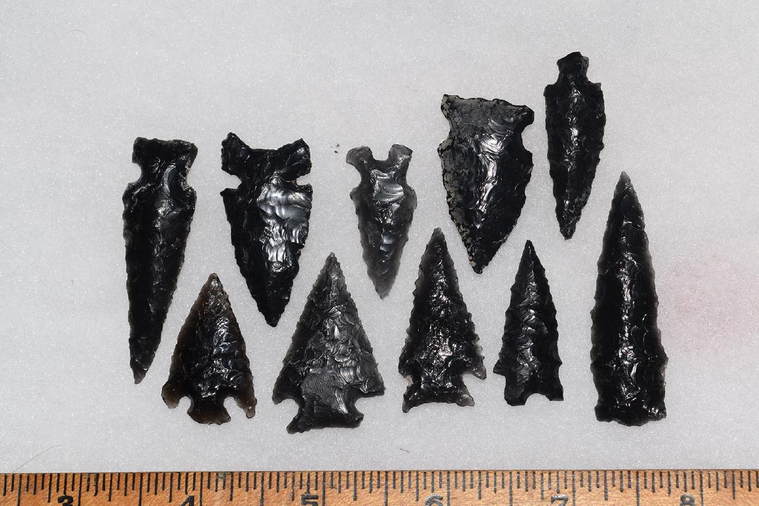 10 California Gem Obsidian Points, Ex Dr Green (1 of 1)