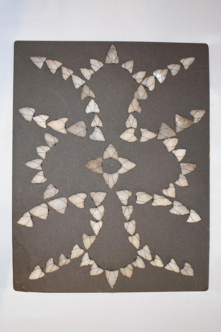 Bank Window lot of New England Arrowheads (1 of 1)