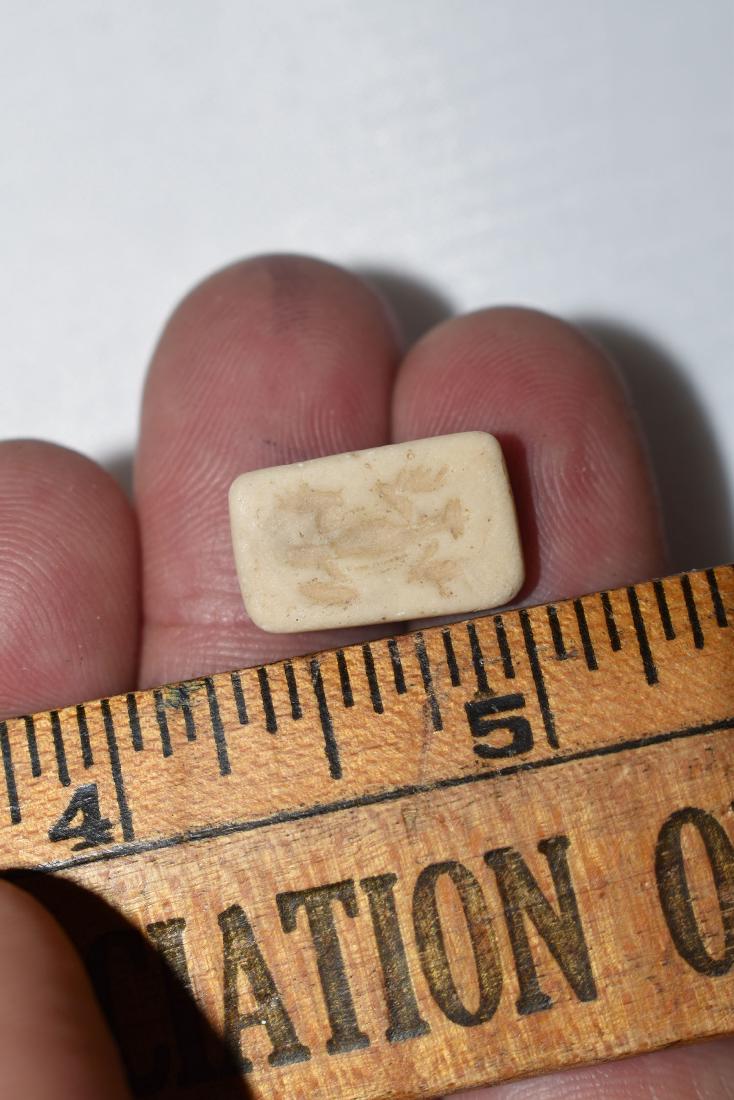 Engraved Effigy Bead, Central America: Engraved Effigy Bead, Central America