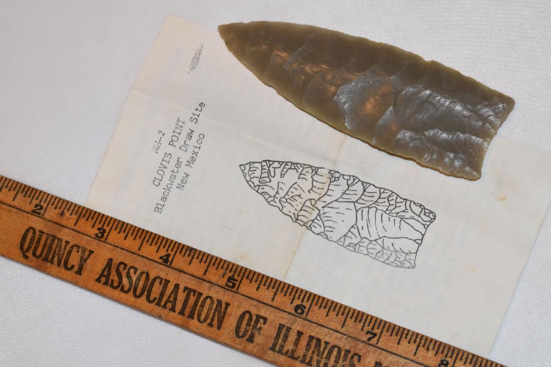 Rare Vintage Cast of Blackwater Site Clovis New Mexico (1 of 1)