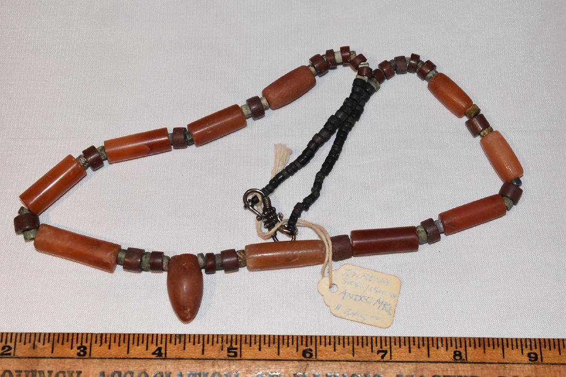 Early Prehistoric Bead Necklace, Quartz, Tairona, Andes (1 of 1)