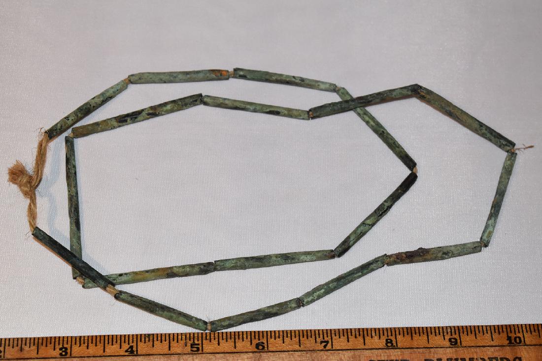 Early Prehistoric Bead Necklace, Copper,  Pre-Columbia (1 of 1)