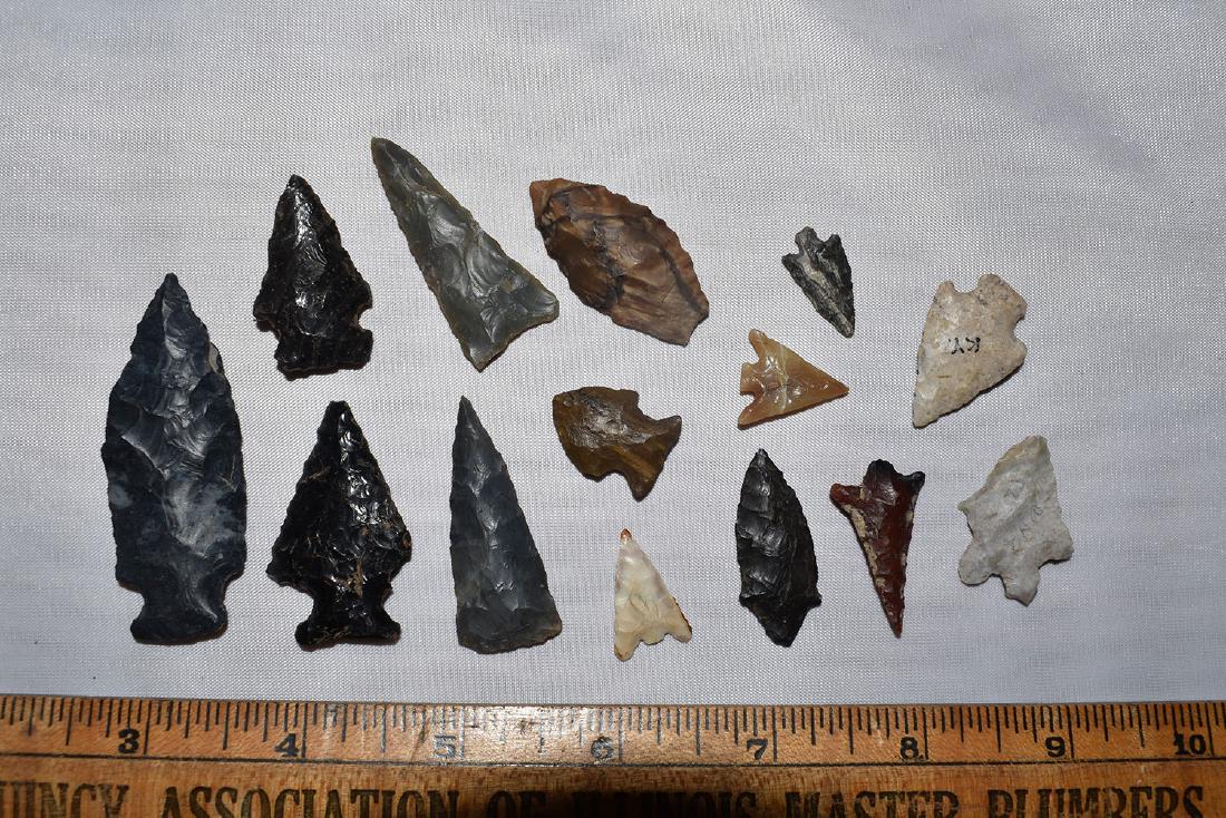 Nice lot of Arrowheads, USA, Some Gem Grade NW Coast (1 of 1)