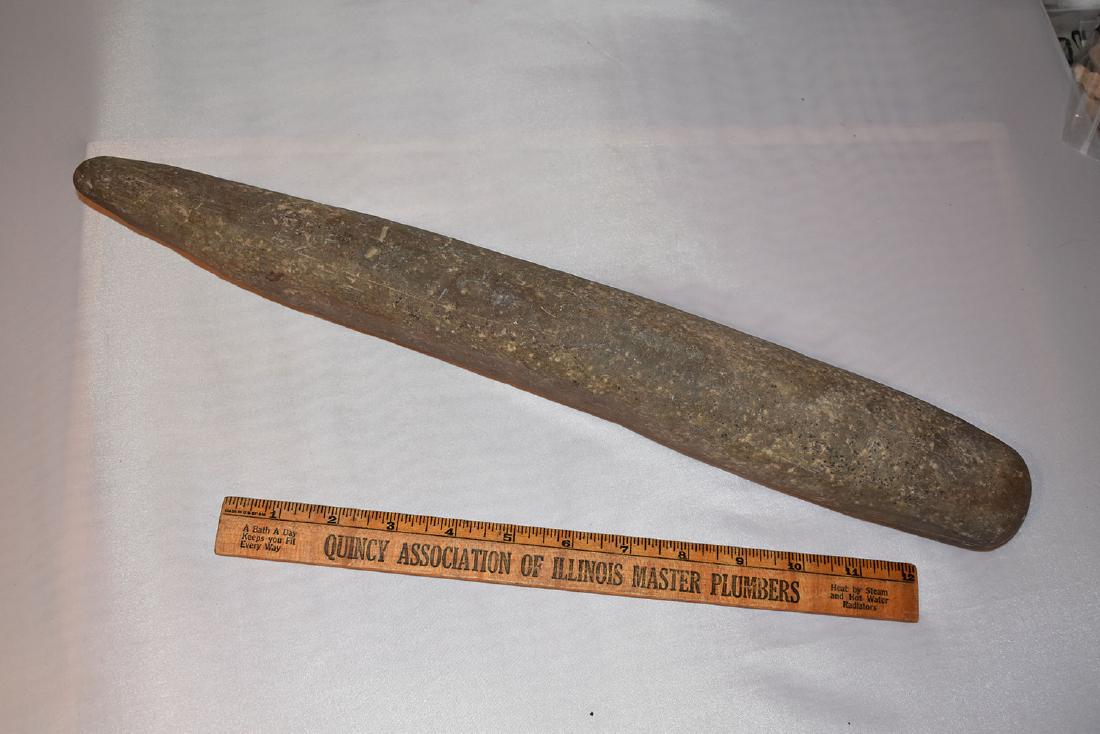 Large Pestle, New England, Broken and Glued on end, 17 (1 of 2)