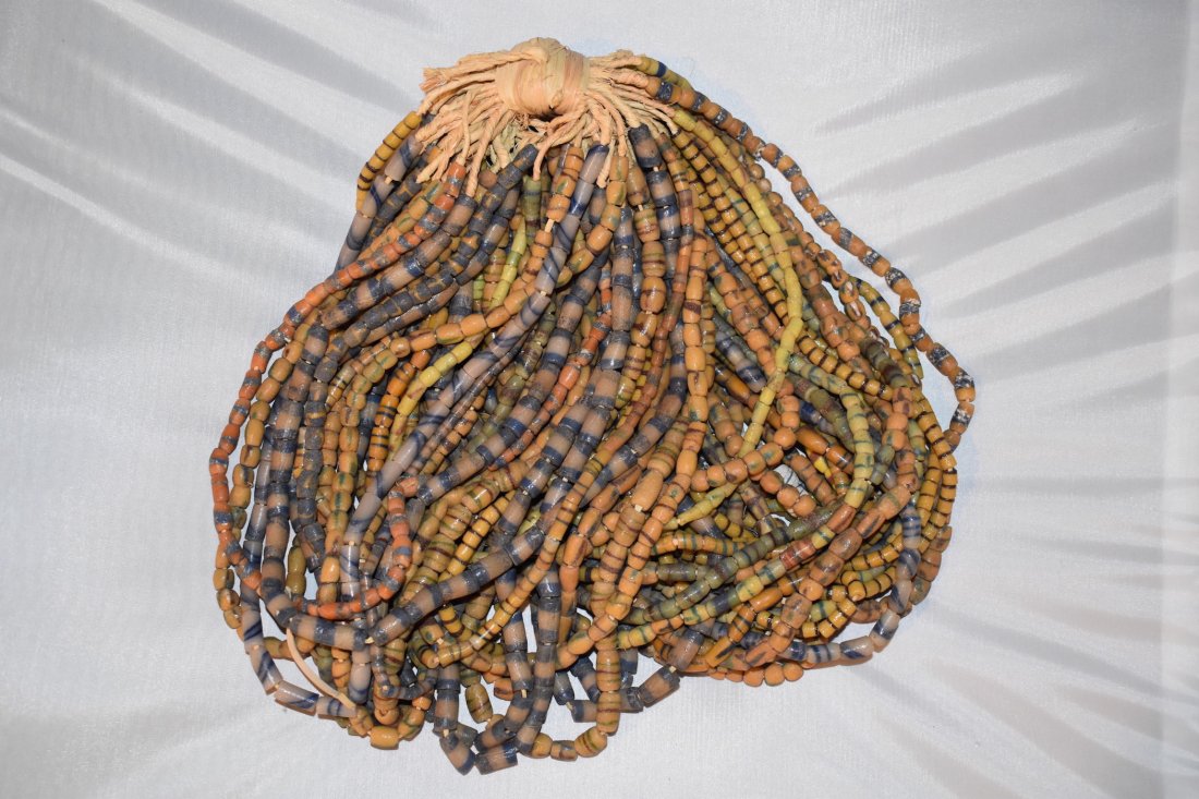 Lot of 50 African neolithic Necklaces, approx 23 inches (1 of 1)
