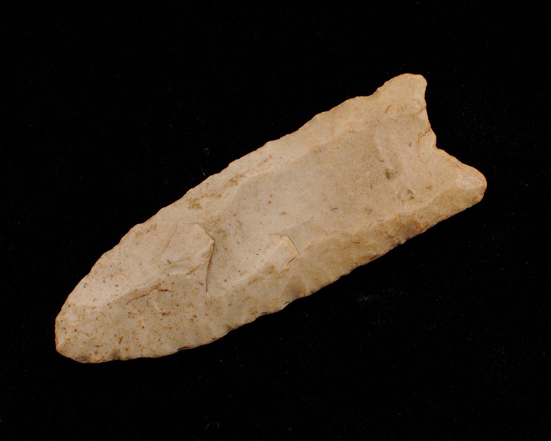 3.2" Fluted Clovis, Williamson Co TN, Rogers COA: 3.2 inches Fluted Clovis, Williamson Co TN, Rogers & Stermer COA, Ex Ed Fawsett Collection, Long Flutes