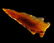 2.15 inches Agate Material point from Montana, Old