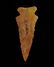 2.15 inches Agate Material point from Montana, Old - 3