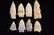 Lot of Arrowheads, Longest 3.25 inches