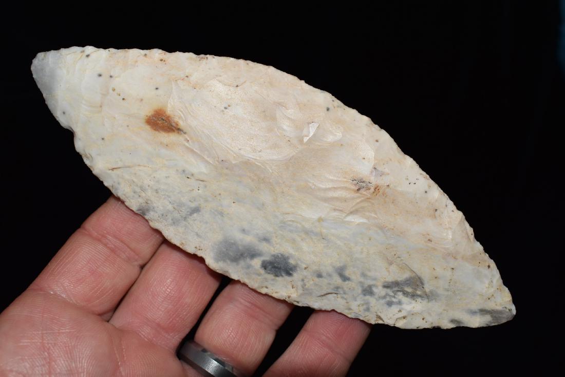 5.3/4" Paleo Early Ovoid Knife, Motley COA, Illinois, (1 of 7)