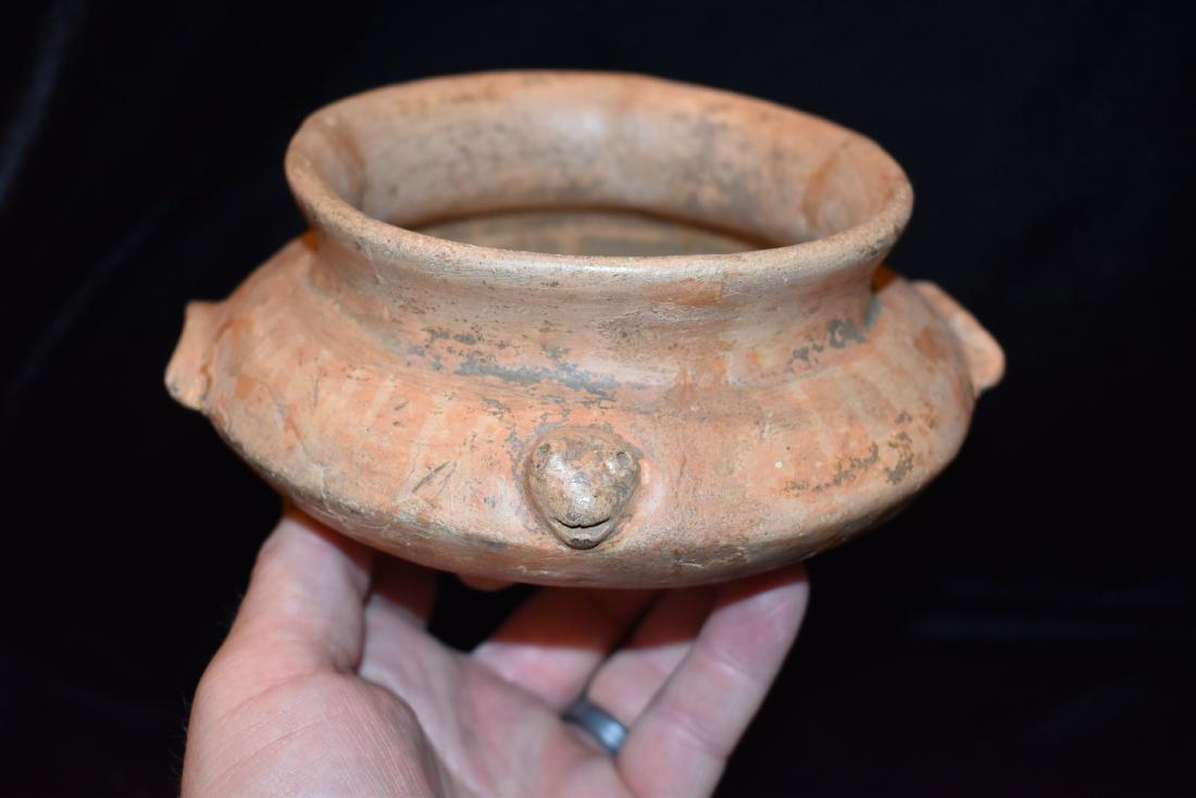 6.1/4" x 3.1/4" Pre-Columbian Pottery Vessel Effigy / (1 of 7)