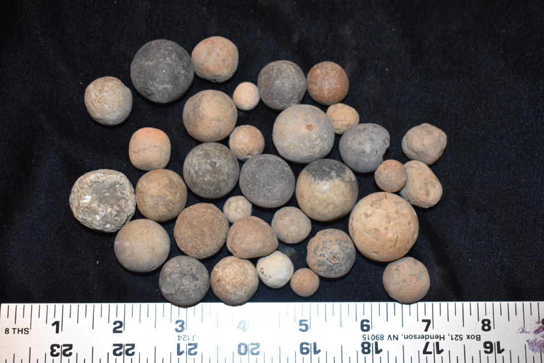 Lot of Game Balls, Lyman Hussey Collection (1 of 1)