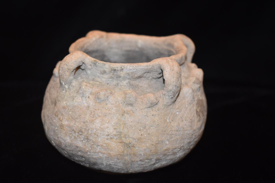 4 1/2" D Nodded Pottery Jar, Pemiscot Co Missouri (1 of 11)