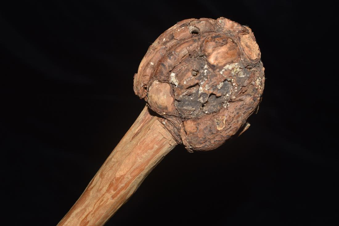 13 3/4" Wooden Club, Tom Tom, Mid 20th Century (1 of 4)