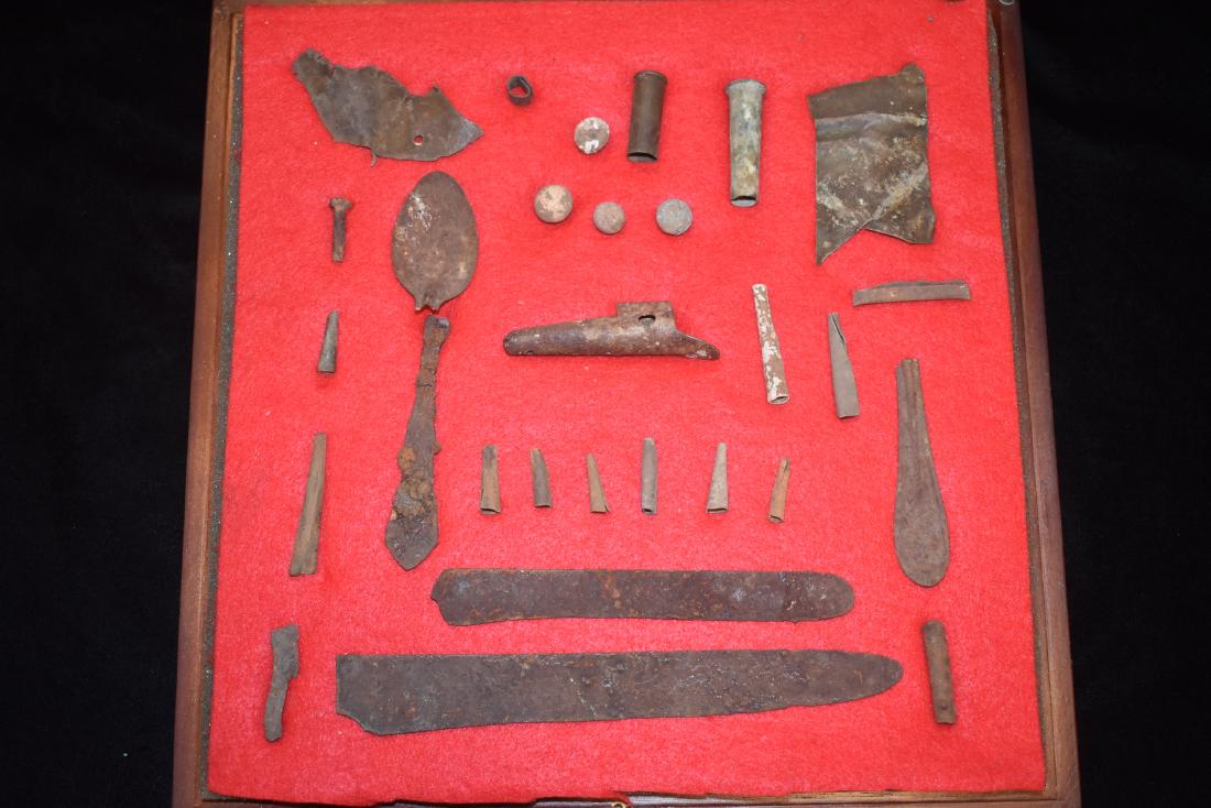 13x13" Frame of Historical items, Cass County Minnesota (1 of 8)