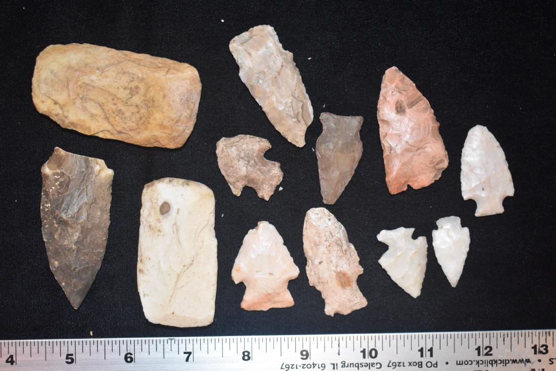 Lot of Arrowheads found in Marion County Missouri by: Lot of Arrowheads found in Marion County Missouri by Robert Wehrenberg sometime prior to 2005