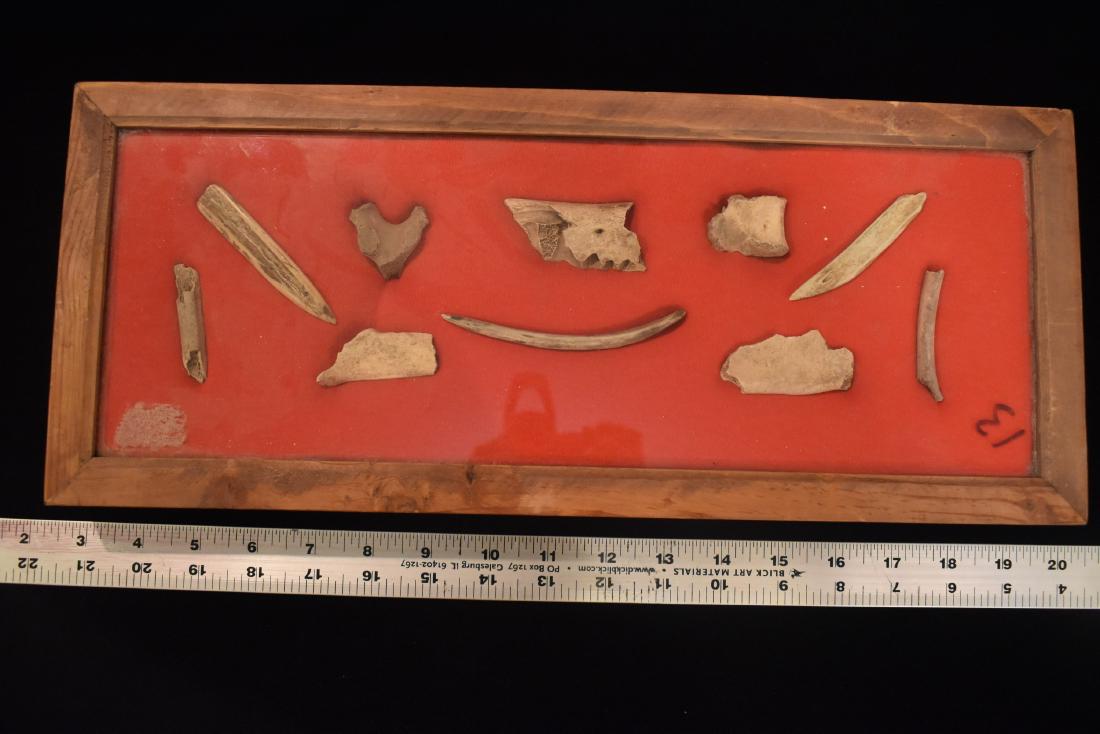 Frame of Relics found in Marion County Missouri by: Frame of Relics found in Marion County Missouri by Robert Wehrenberg sometime prior to 1991