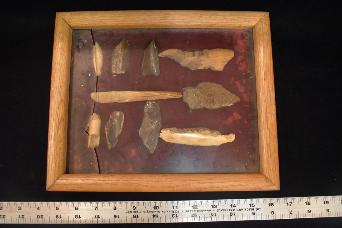 Frame of Relics found in Marion County Missouri by: Frame of Relics found in Marion County Missouri by Robert Wehrenberg sometime prior to 1995