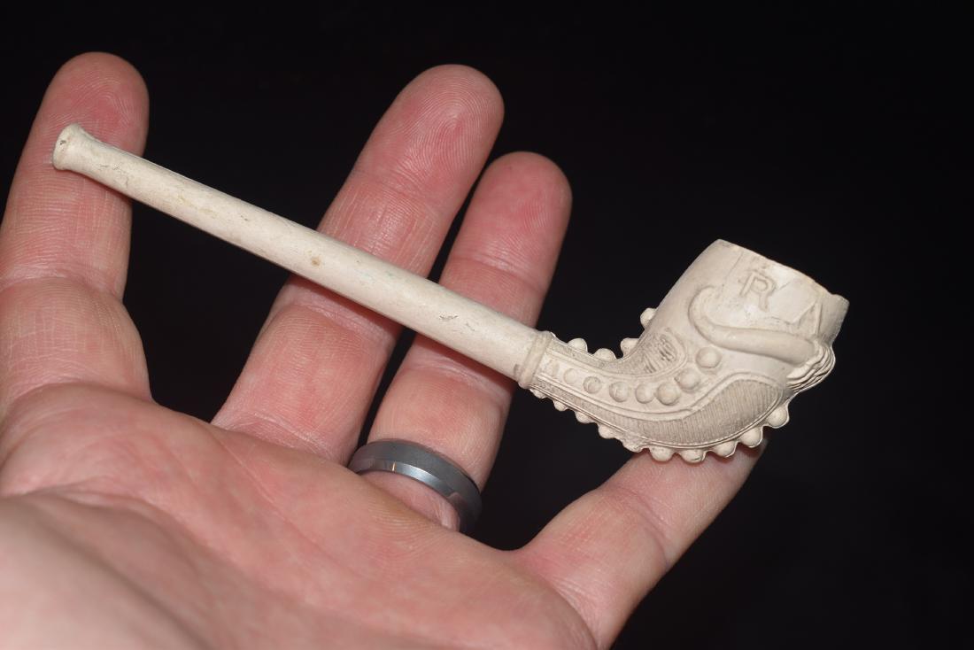 4 3/4" Early Historic Trade Pipe, Fur Trade (1 of 6)