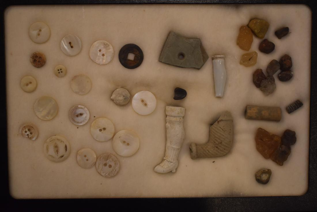 8x12 frame of historical items found in Southern (1 of 6)