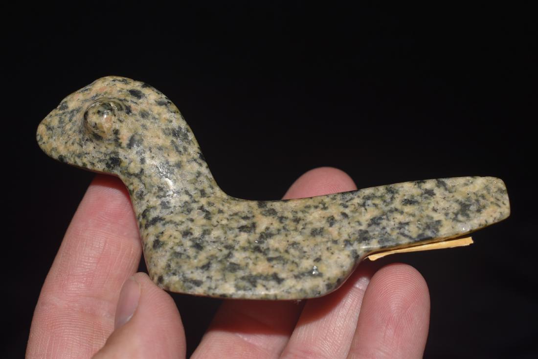 4 1/2" Birdstone labeled Lawrence County, MI (1 of 5)