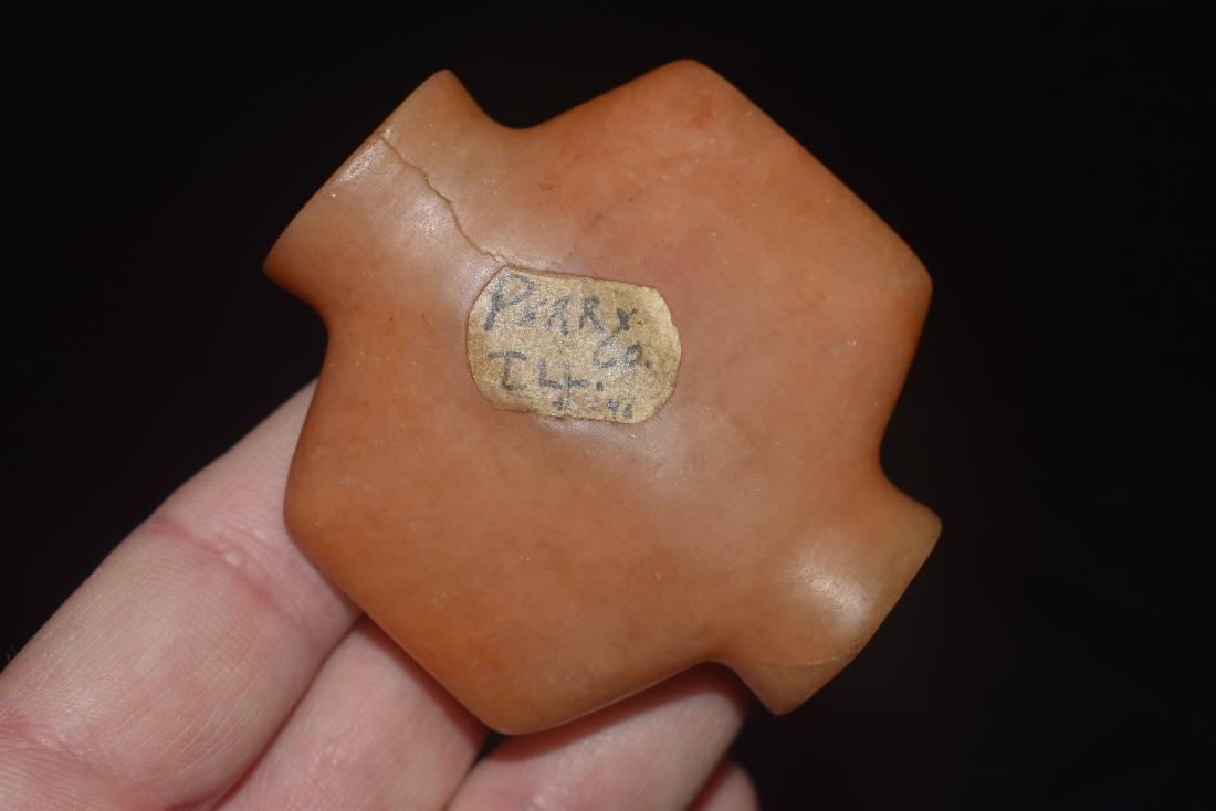 2 1/2" Bannerstone Quartz labeled Perry County, IL (1 of 7)