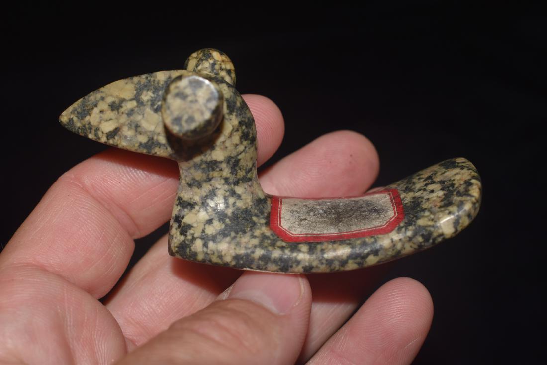 3 3/8" Porphyry Pop Eyed Birdstone (1 of 5)