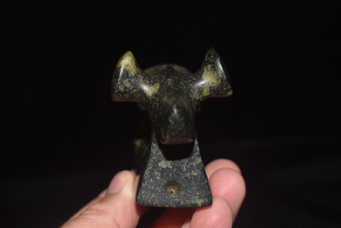 4 1/4" Porphyry Pop Eyed Birdstone labeled Kent County, (1 of 6)