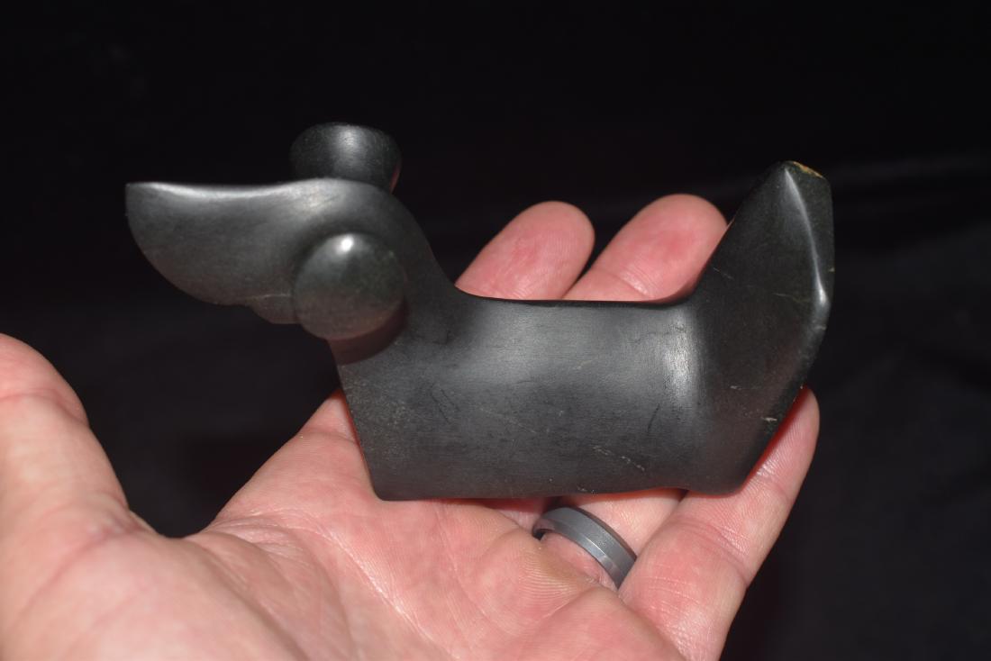 4 1/4" Popeyed Birdstone labeled Allegan County, MI (1 of 6)