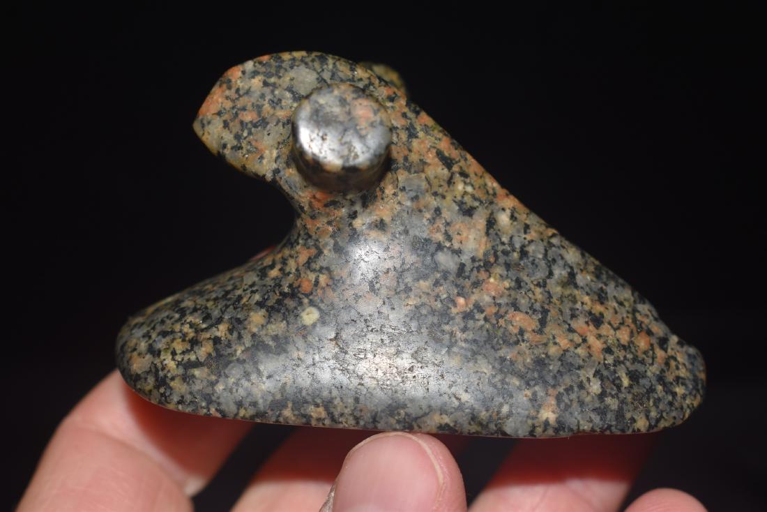 3" Birdstone labeled Kent County, MI: Out of the Robert Warrenberg Collection Collected from the mid to late 1900’s