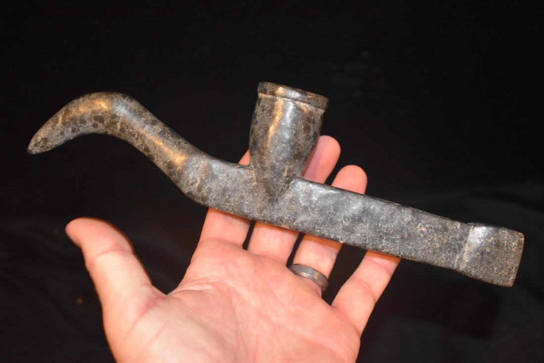 9 3/4" Bird Effigy Pipe, HC Moore (1 of 6)