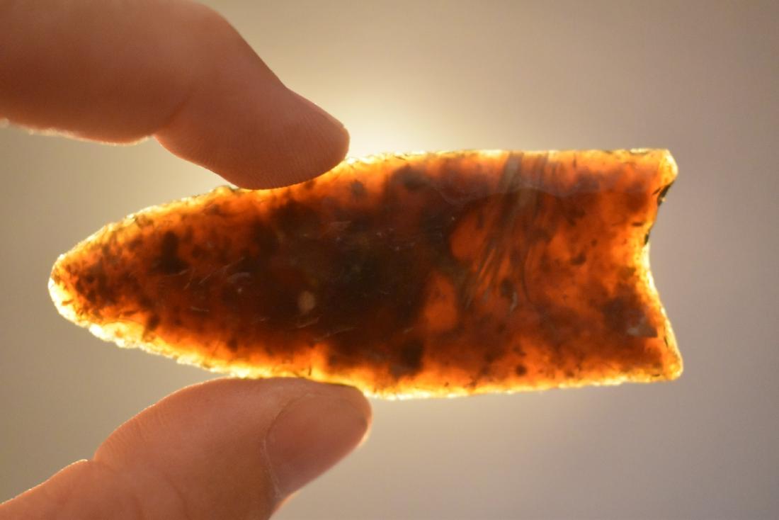 3" Knife River Flint, Fluted Clovis (1 of 3)