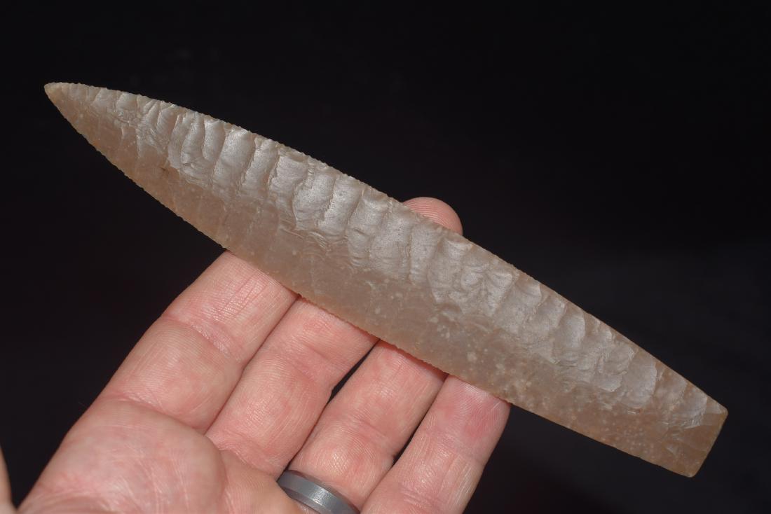 6 3/8" Agate Basin, artist W.B. (1 of 4)