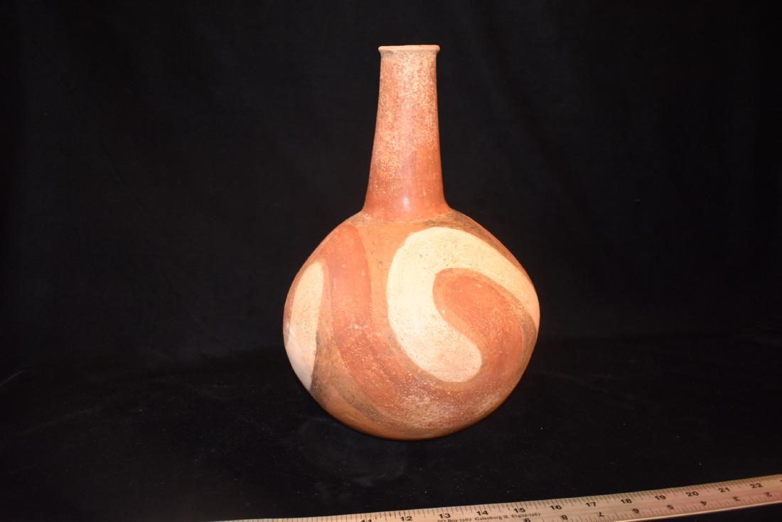11 1/2“ Tall Pottery Vessel (1 of 3)