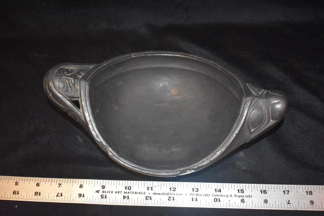 10" long Pottery Vessel (1 of 4)