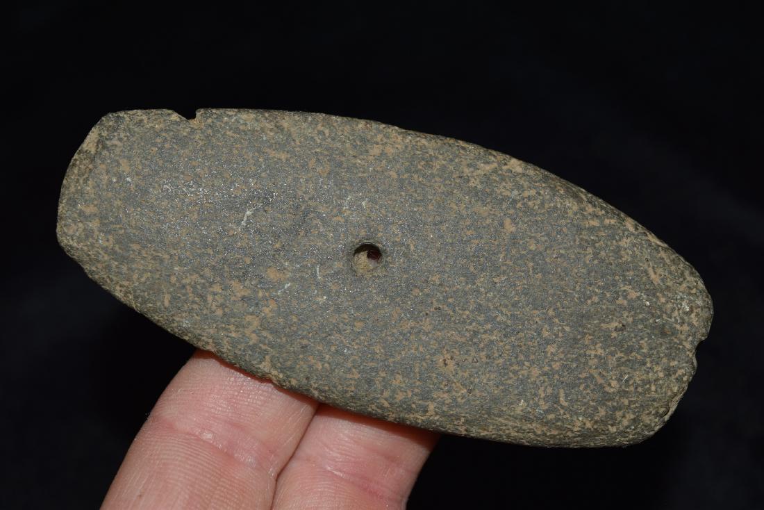 3 3/4" Hardstone Gorget, Alec Riebel, Scotland Co, MO (1 of 4)