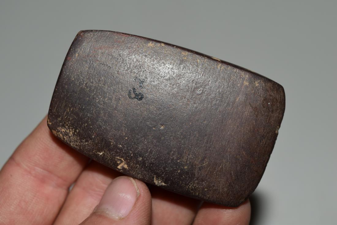 2 5/8" Squared Hematite Celt, Alec Riebel, Scotland Co, (1 of 7)