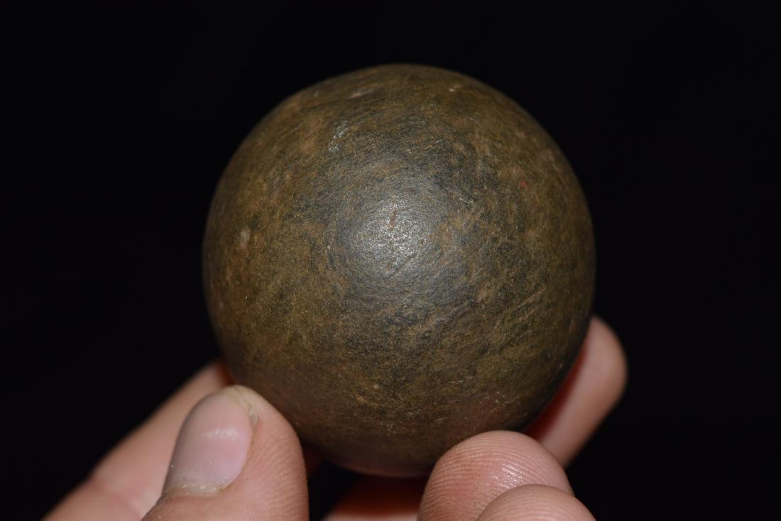 1 5/8" Stone Game Ball, Alec Riebel, Scotland Co, MO (1 of 5)