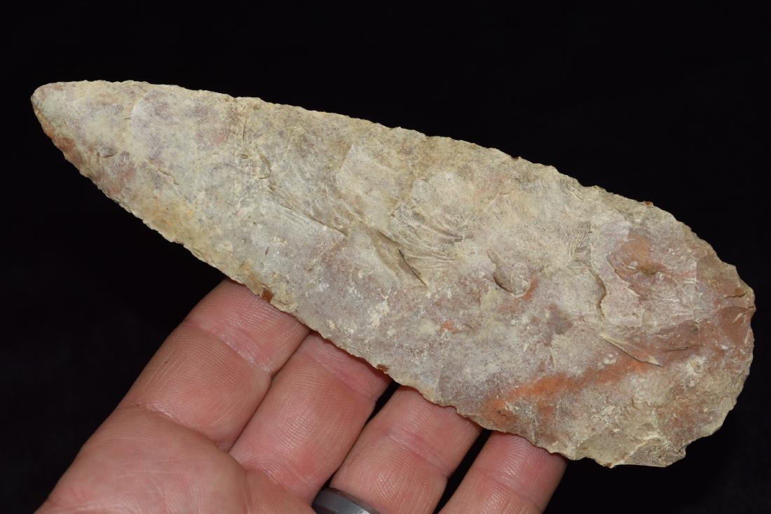 5 15/16" Creek Stained Cobbs Triangular Knife, Dickey (1 of 8)