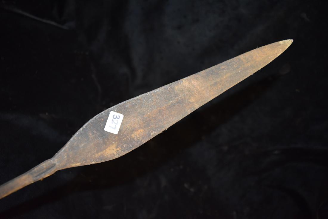 51" African Spear, Wood and Metal (1 of 6)