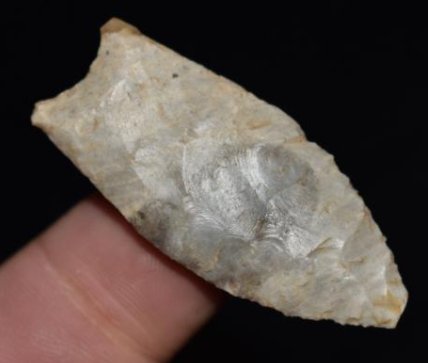 1 7/8" Agate Basin, found by Jack Baker, Wayne Co, IL (1 of 8)