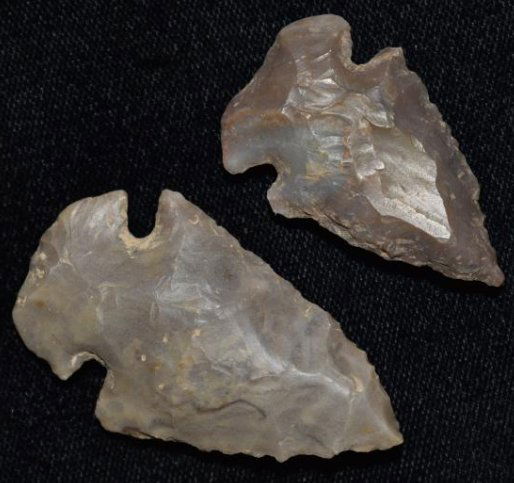 2 Dovetails, found by Jack Baker, Wayne Co, IL (1 of 5)