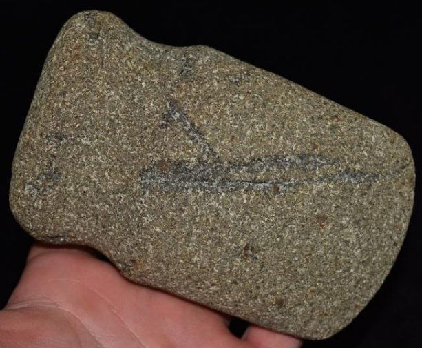 56 3/8" Full Groove Axe, found by Jack Baker, Wayne Co, (1 of 7)