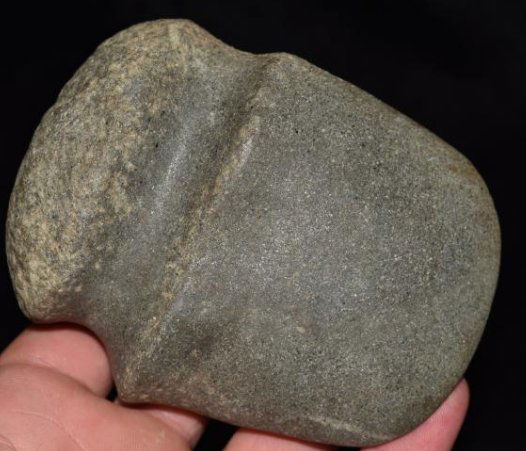 4 1/4" Developed 3/4 Groove Axe good polish, found by (1 of 10)