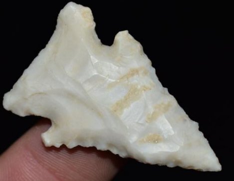 1 3/4" Fine Corner Notch, found by Jack Baker, Wayne (1 of 8)