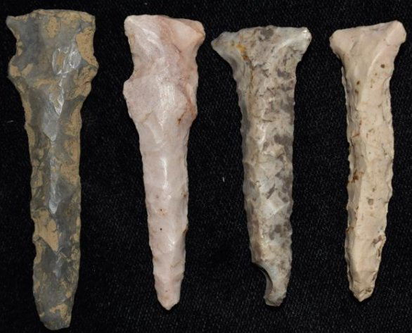 Lot of 4 Drills, found by Jack Baker, Wayne Co, IL (1 of 6)